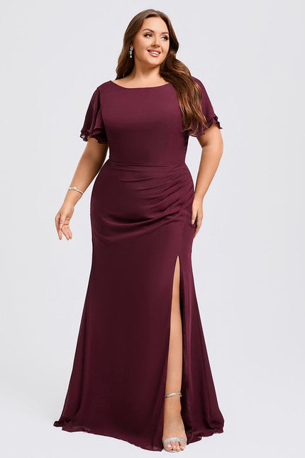 Robe Chic Flottante Bordeaux - gallery 9