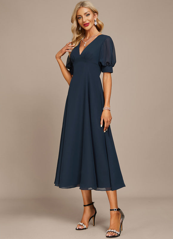 Robe Chic Émeraude Flottante - gallery 2