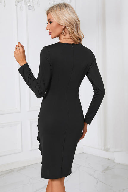 Robe Chic Élégance Sombre - gallery 3