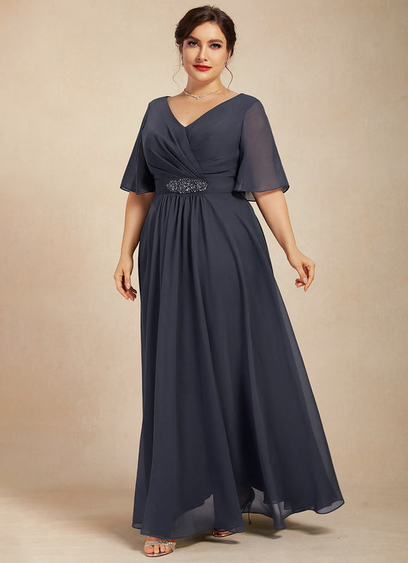 Robe Chic Longue Charbon Flottante - gallery 8