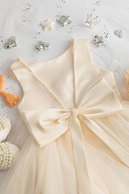 Robe Chic Satinée Écrue - gallery 2