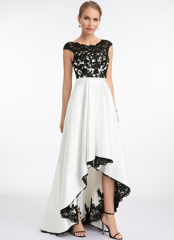 Robe Chic Contraste Élégant - gallery 1