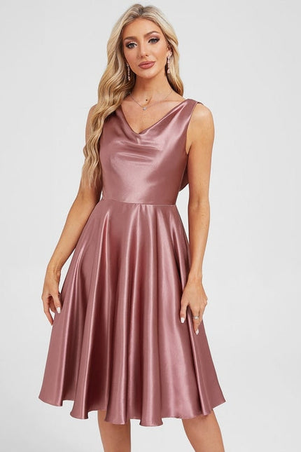 Robe Chic Rose Irisée - gallery 4