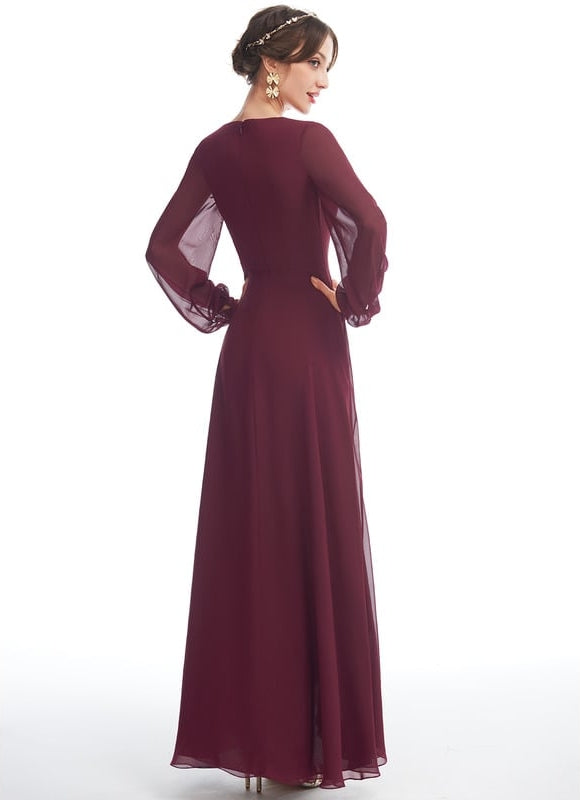 Robe Chic Fluide Bleu Nuit - gallery 4