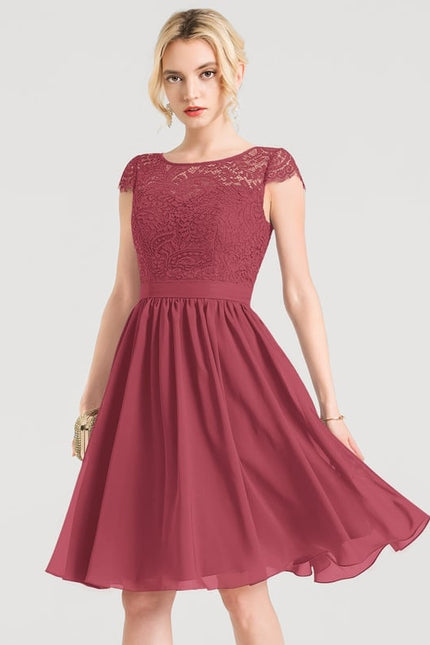 Robe Chic Chiffon Éclatante - gallery 4