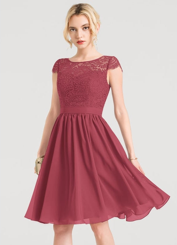 Robe Chic Chiffon Éclatante - gallery 4