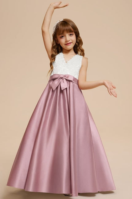 Robe Chic Satinée Enfant - gallery 8