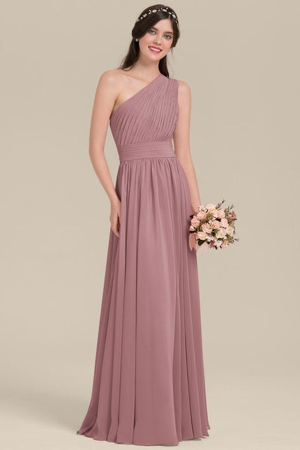 Robe Chic Asymétrique Beige - gallery 3