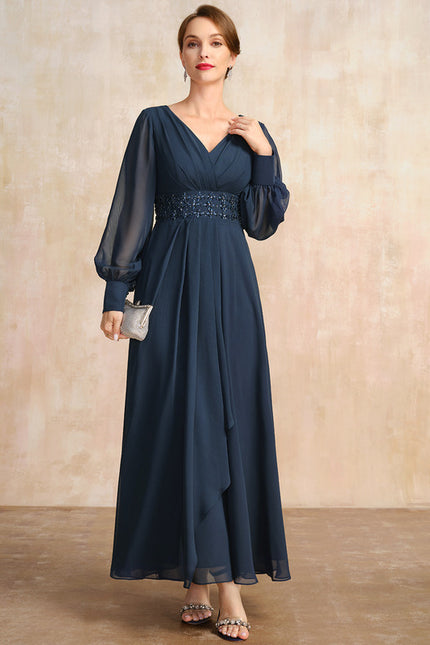 Robe Chic Éthérée Bleu - gallery 2