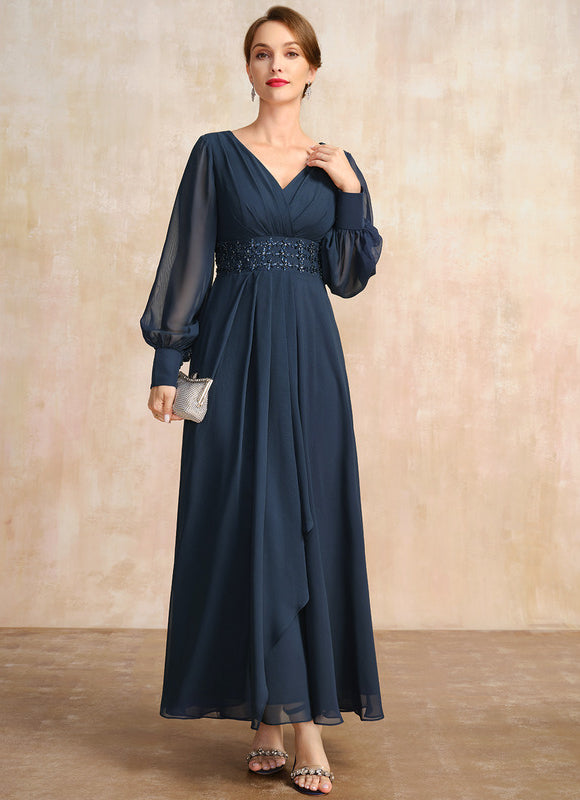 Robe Chic Éthérée Bleu - gallery 2