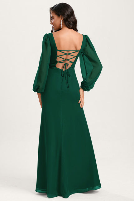 Robe Chic Violet Émeraude - gallery 4