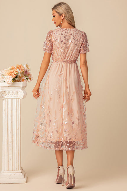 Robe Chic Cocktail Pailletée - gallery 3