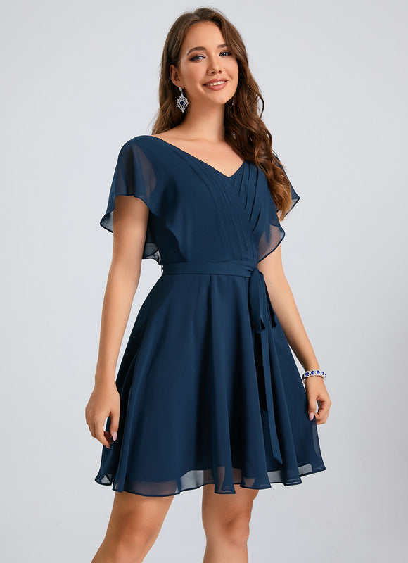 Robe Chic Courte Marine - gallery 4