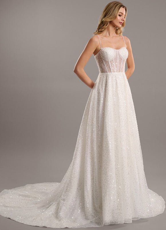 Robe Chic Étoilée Satinée - gallery 2