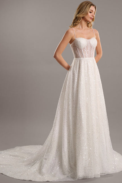Robe Chic Étoilée Satinée - gallery 2