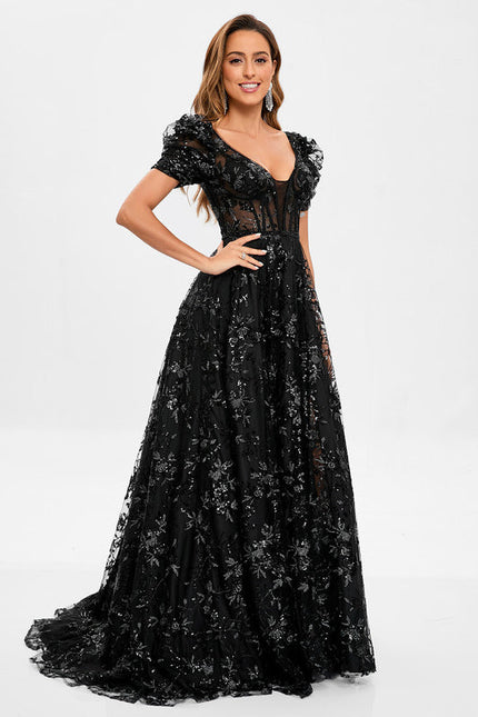 Robe Chic Noire Glamour - gallery 2