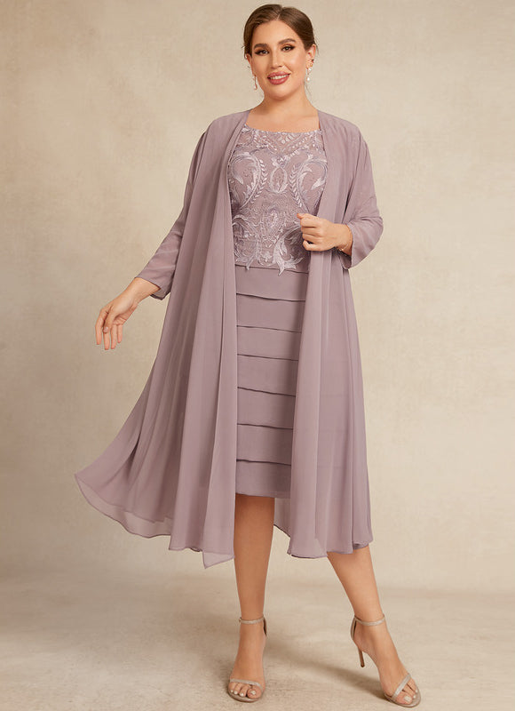 Robe Chic Élégance Plumée - gallery 8