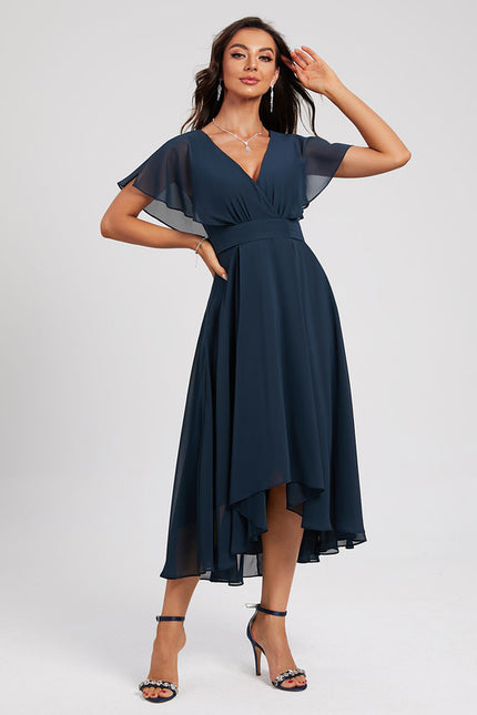 Robe Chic Asymétrique Vaporeuse - gallery 3