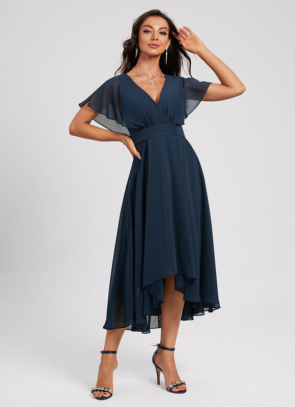 Robe Chic Asymétrique Vaporeuse - gallery 3