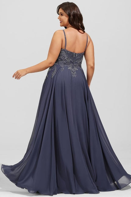 Robe Chic Aérienne Grise - gallery 9
