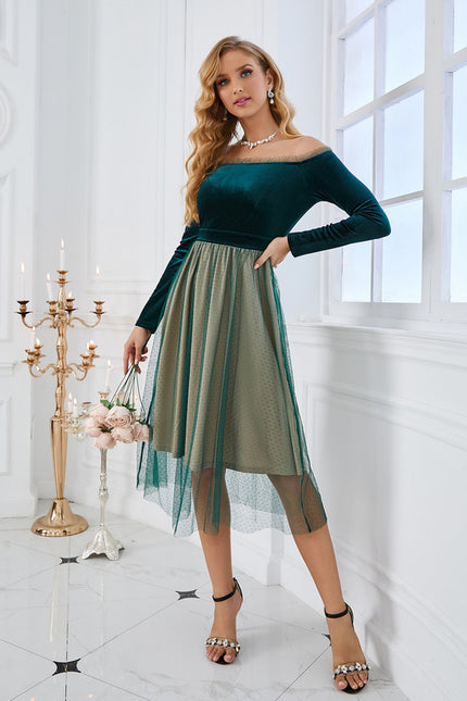 Robe Chic Chuchotement Émeraude