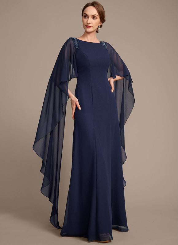Robe Chic Bleu Nuit Élégante - gallery 4
