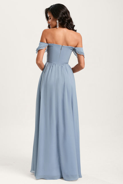 Robe Chic Violet Élégant - gallery 4