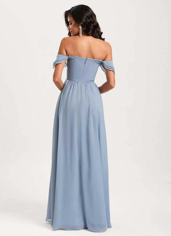 Robe Chic Violet Élégant - gallery 4