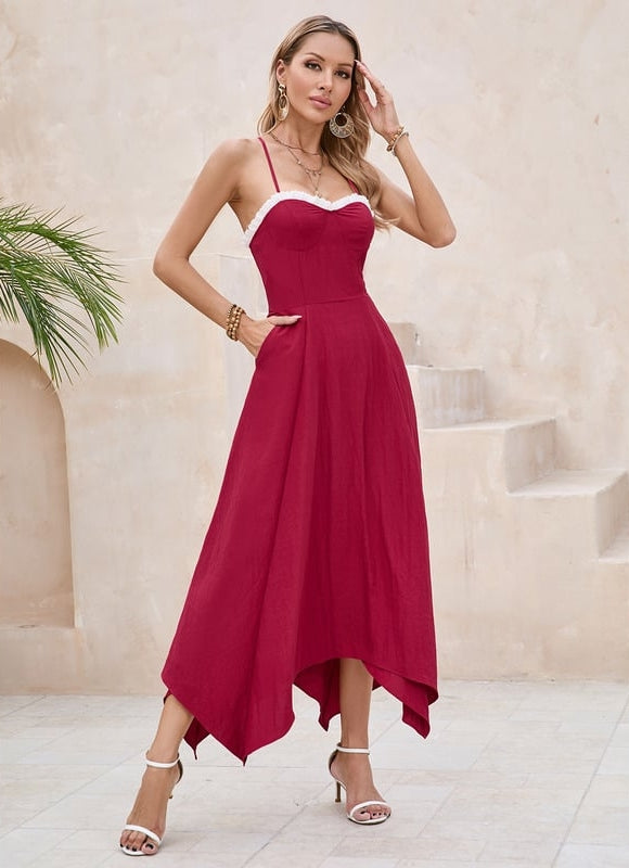 Robe Chic Maxi Bordeaux - gallery 3