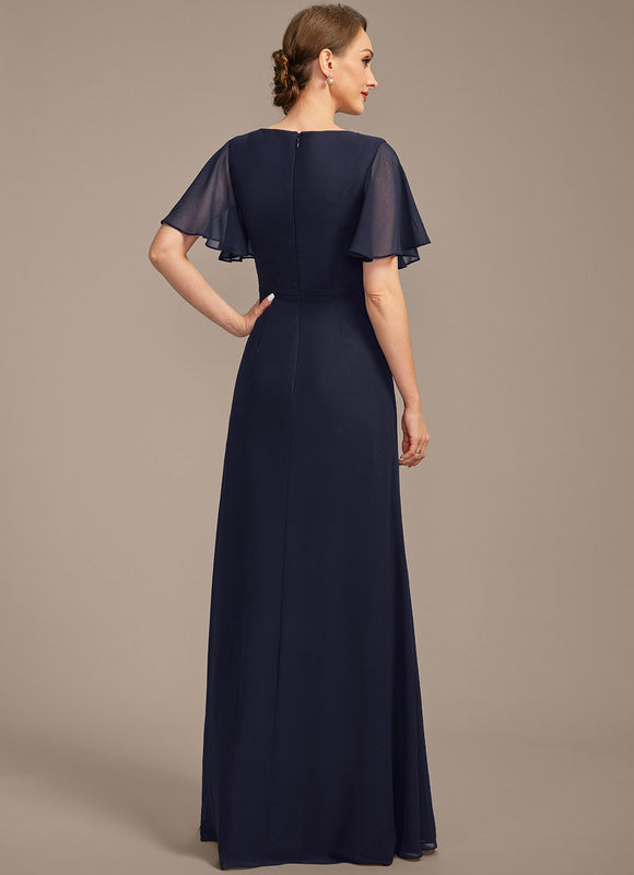 Robe Chic Mousseline Céleste - gallery 6