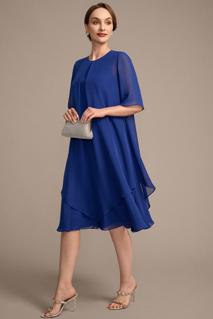 Robe Chic Chiffon Azur - gallery 2