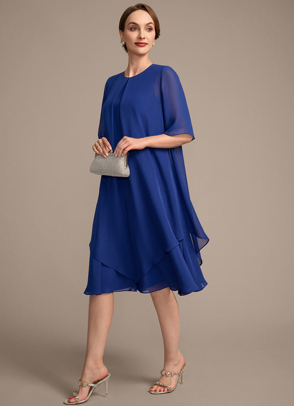 Robe Chic Chiffon Azur - gallery 2