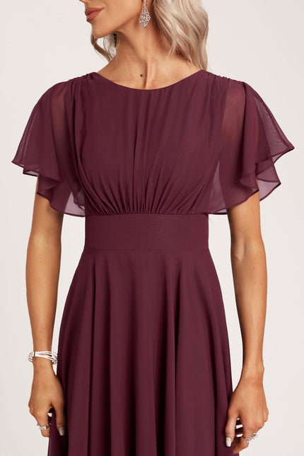 Robe Chic Élégance Émeraude Flottante - gallery 4