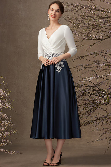 Robe Chic Élégance Bicolore - gallery 3