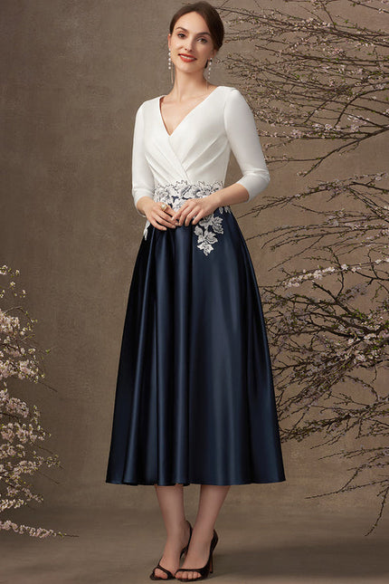 Robe Chic Élégance Bicolore - gallery 3