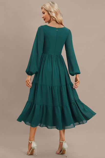 Robe Chic Émeraude Flottante - gallery 5