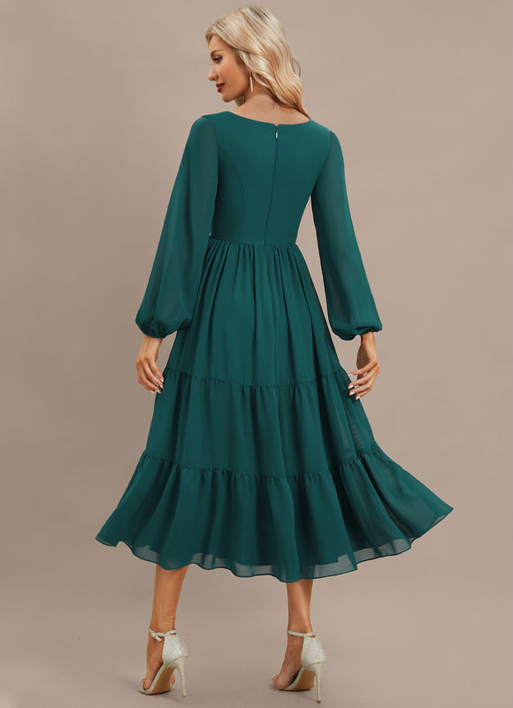 Robe Chic Émeraude Flottante - gallery 5