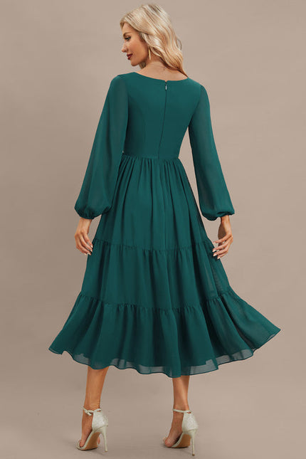Robe Chic Émeraude Flottante - gallery 5