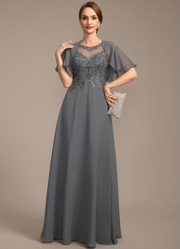 Robe Chic Violette Brodée - gallery 2