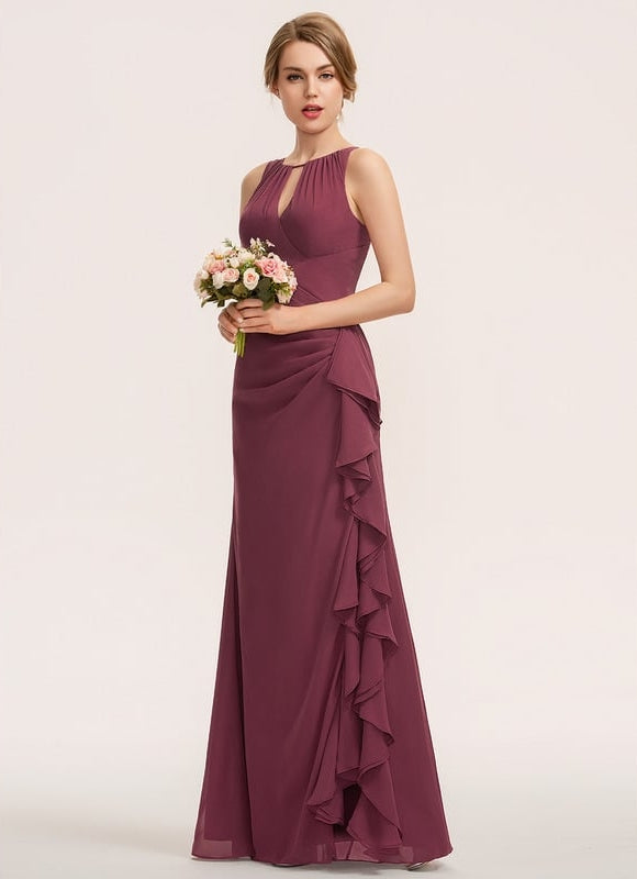 Robe Chic Bordeaux Volante - gallery 2