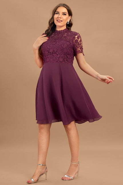 Robe Chic Chiffon Éclatante - gallery 7