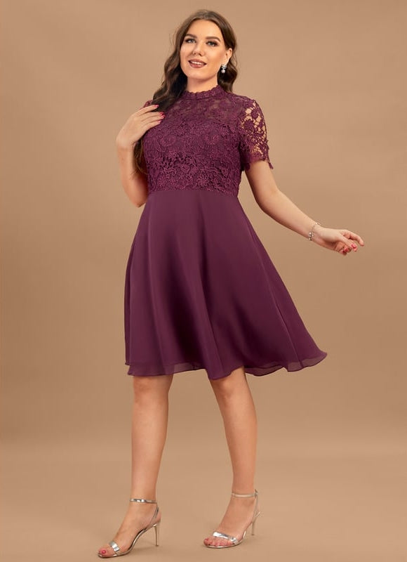 Robe Chic Chiffon Éclatante - gallery 7