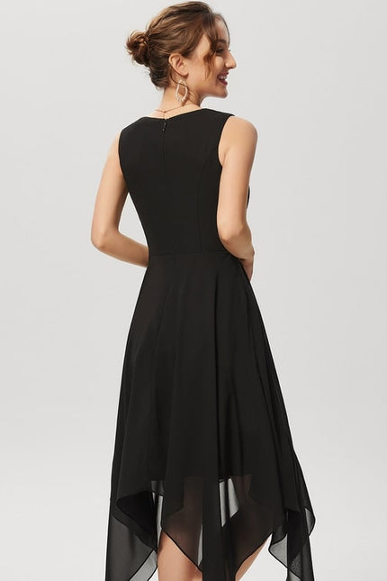 Robe Chic Asymétrique Vaporeuse - gallery 2