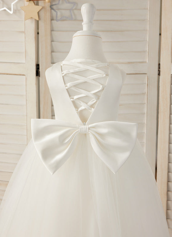Robe Chic Tulle Satinée - gallery 1