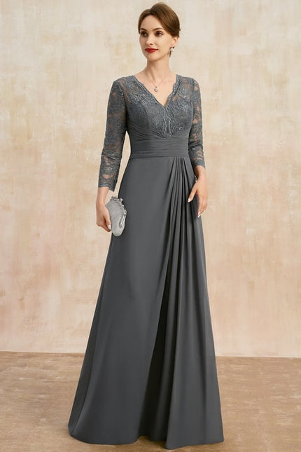 Robe Chic Gris Élégant