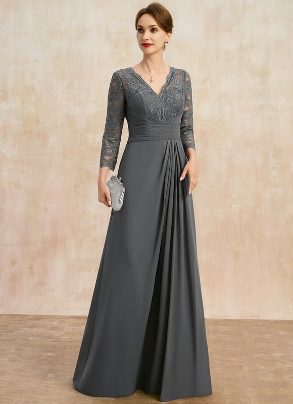 Robe Chic Gris Élégant