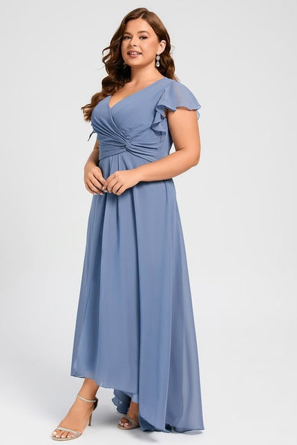 Robe Chic Fluide Bleu Nuit - gallery 8