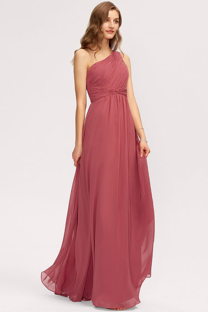 Robe Chic Asymétrique Beige - gallery 2