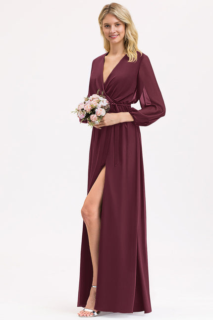 Robe Chic Rouge Sombre Chic - gallery 5