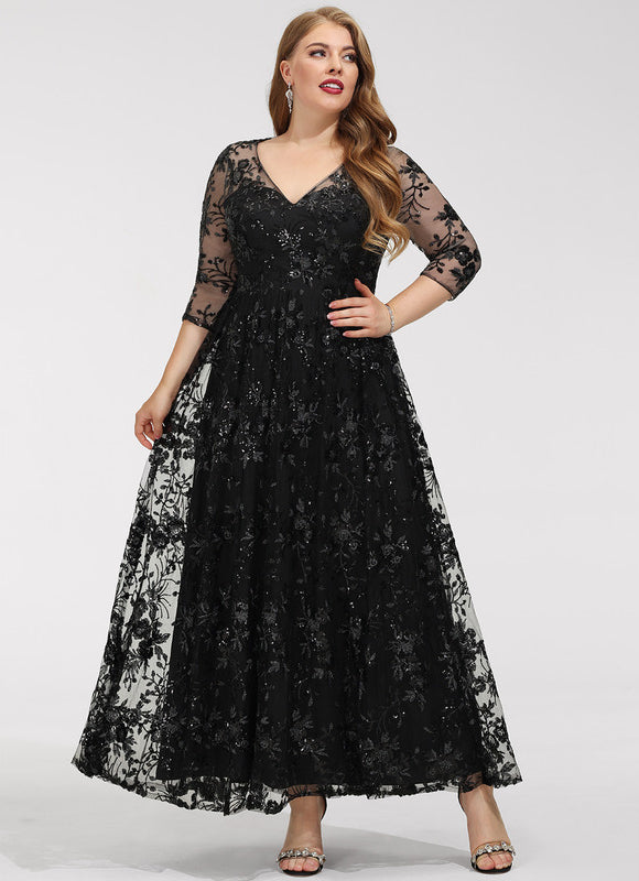Robe Chic Chic Pailleté Vaporeuse - gallery 9